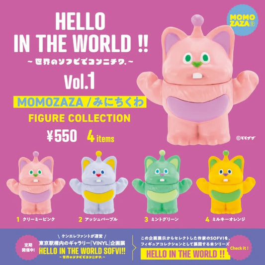 KENELEPHANT MOMOZAZA Hello In The World!! Vol.1 Minichikuwa Figure Collection Blind Box