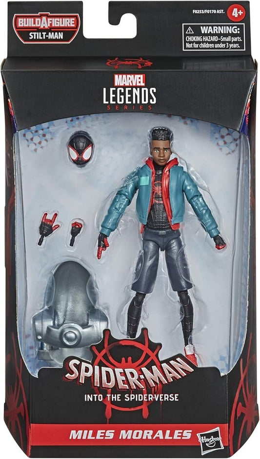 Hasbro Marvel Legends Series Spider-Man Into The Spider-verse Miles Morales 6" Action Figure