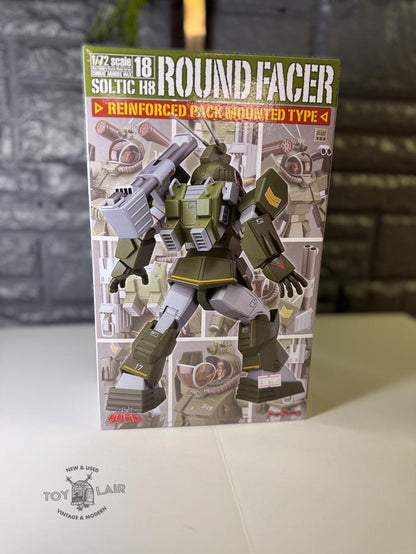 MAX Factory Fang of the Sun Dougram SOLTIC H8 ROUNDFACER 18 Reinforced Pack Mounted Type 1/72 Scale Model Kit
