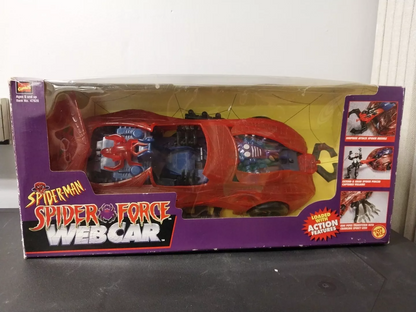 Spider-Man Spider-Force Web Car 1997 ToyBiz New Animated Series